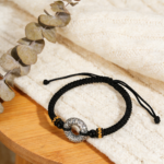 999 Sterling Silver Dragon Scale Peace Buckle Bracelet - Chinese Ethnic Style Good Luck Protection Bracelet - Image 5