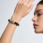 Vintage Edgy Natural Black Obsidian Pixiu Bracelet with 925 Silver Accents - Wealth & Spiritual Protection Amulet - Image 4