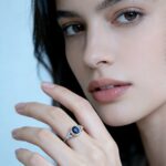 Natural sapphire rings, jewelry rings, light luxury vintage rings, cross-border hits - Image 2