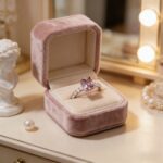 European and American new 925 sterling silver full diamond diamond plated rose gold ring women's light luxury ins high-end square zircon ring ring - Image 3