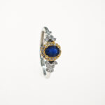 Natural sapphire rings, jewelry rings, light luxury vintage rings, cross-border hits