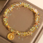 New Chinese citrine bracelet women's light luxury niche exquisite gourd bracelet God of Wealth bracelet for girlfriends gifts - Image 5