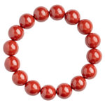 Natural Imperial Cinnabar Bracelet, Raw Ore Red Sand Bead Bracelet, Protective Talisman for Zodiac Year, Spiritual Energy Jewelry