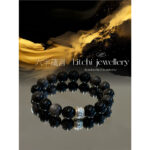 2026 New Six-Character Mantra Bracelet Natural Obsidian Obsidian Couple Bracelet Jewelry Gift for Boyfriend - Image 4